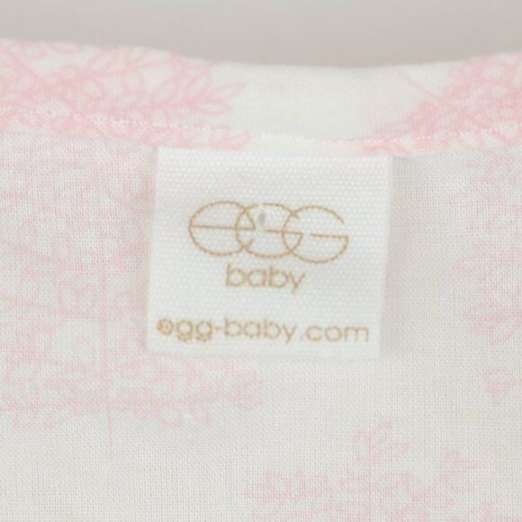 Egg Baby Infant 3-6 Months White Pink Tree Print Button Up Ruffle Sleeve Blouse - Picture 6 of 9